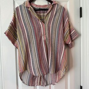Pilcro by Anthropologie textured shirt size M